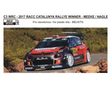 Decal – Citroën C3 WRC - 2017 RACC Catalunya winner - Meeke / Nagle 1/24